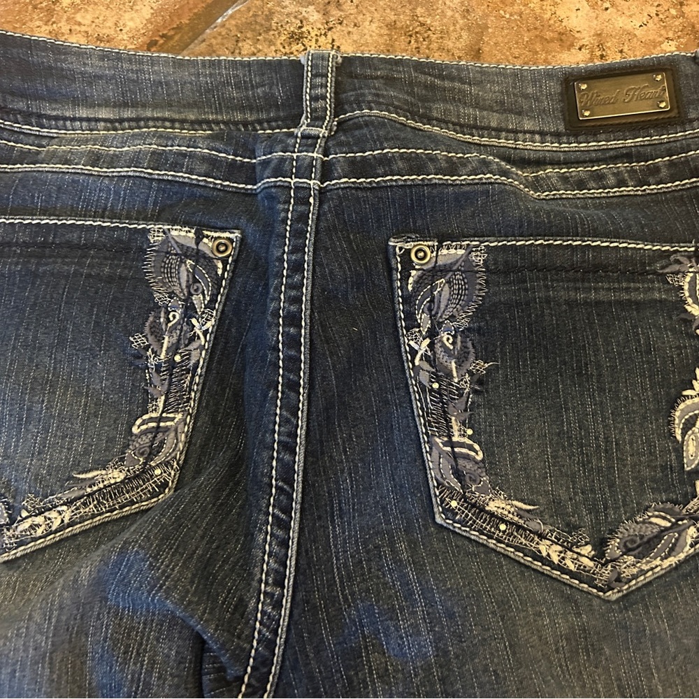 Women’s Wired Heart Jeans Like New size 30 - Picture 9 of 11